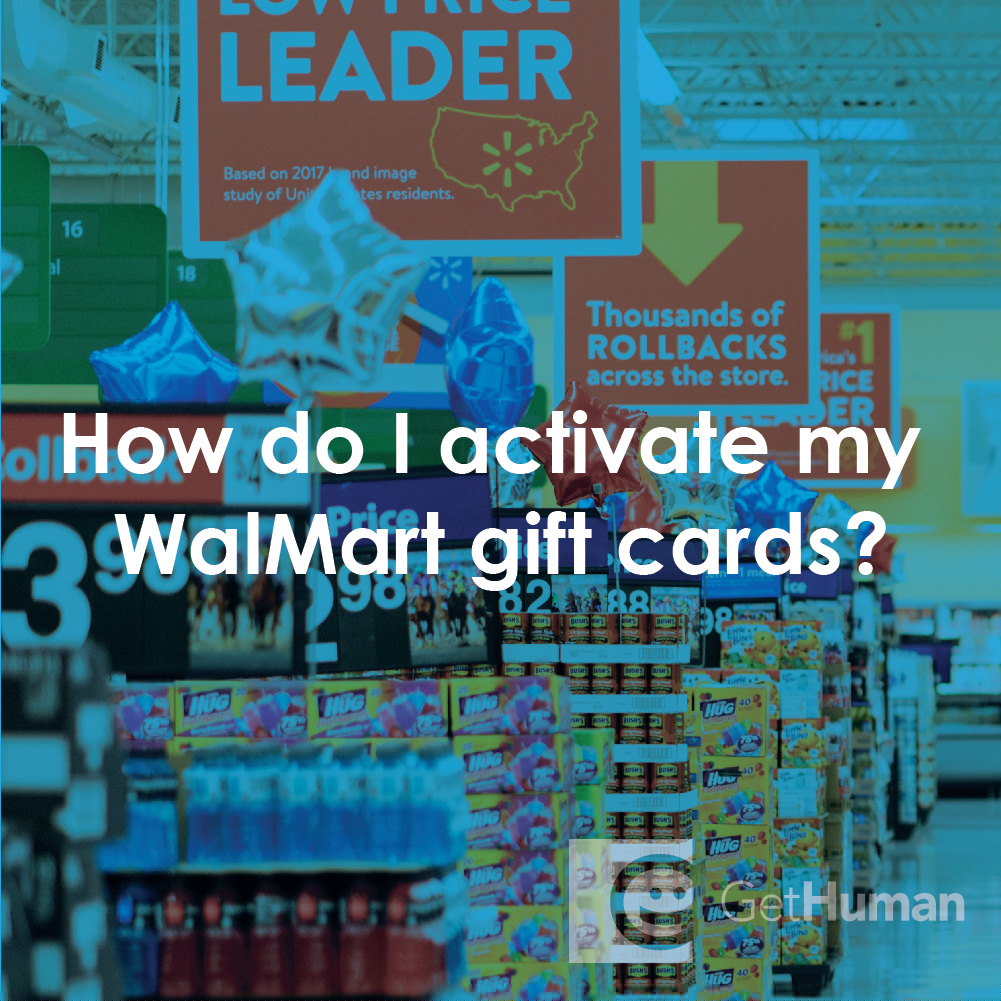 How Do I Activate My Walmart Gift Cards?