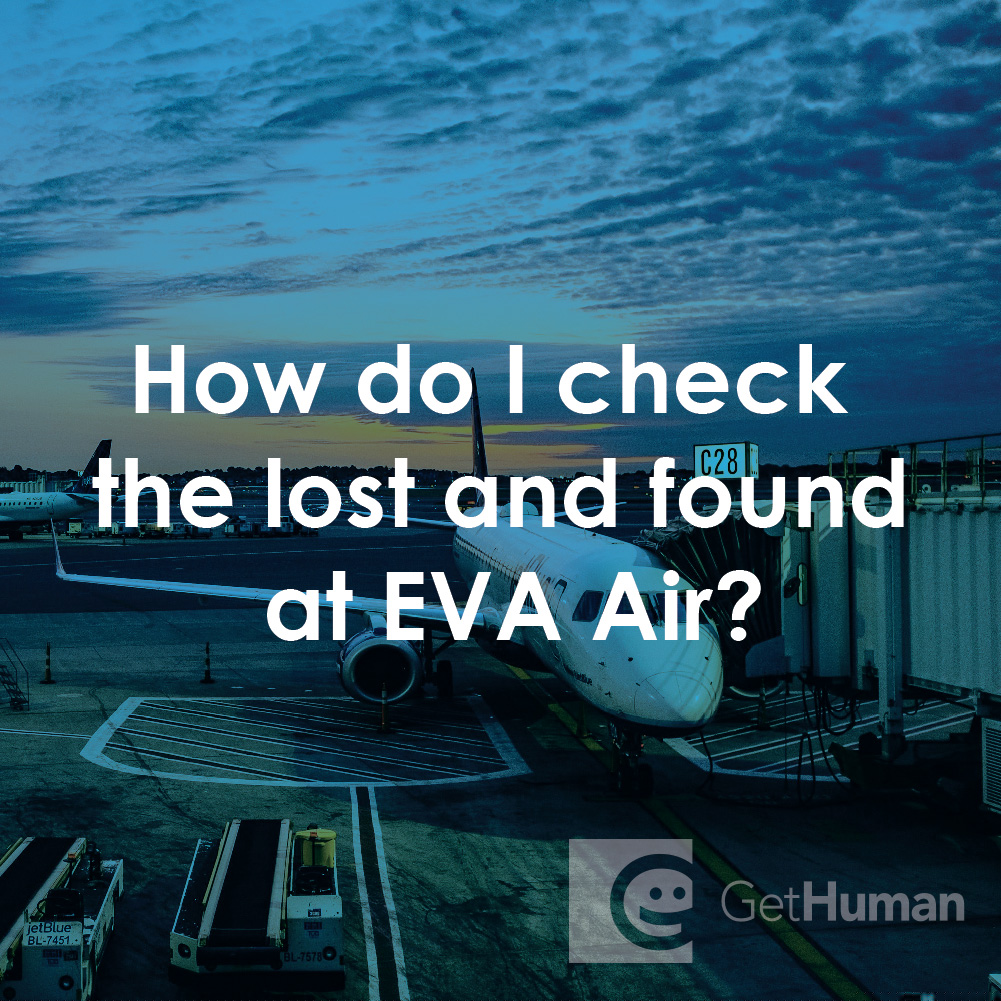 How Do I Check the Lost and Found at EVA Air?