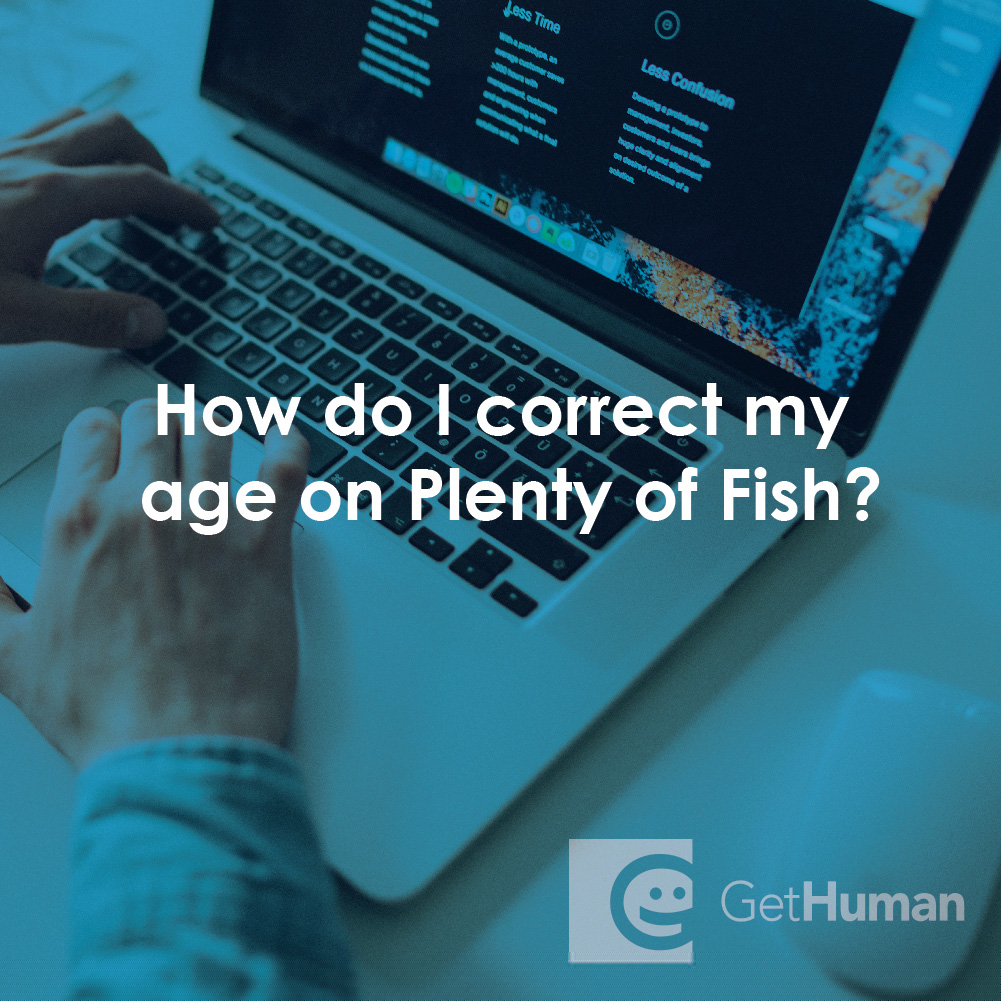 How Do I Correct My Age on Plenty of Fish?