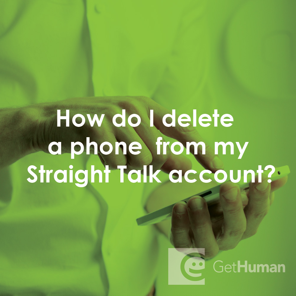 How Do I Delete a Phone from My Straight Talk Account?