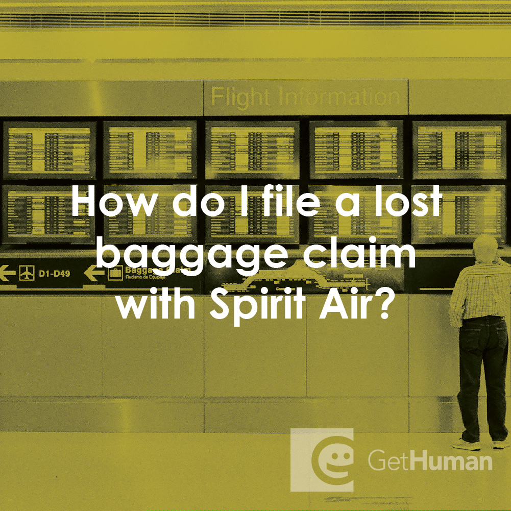 How Do I File a Lost Baggage Claim with Spirit Air?