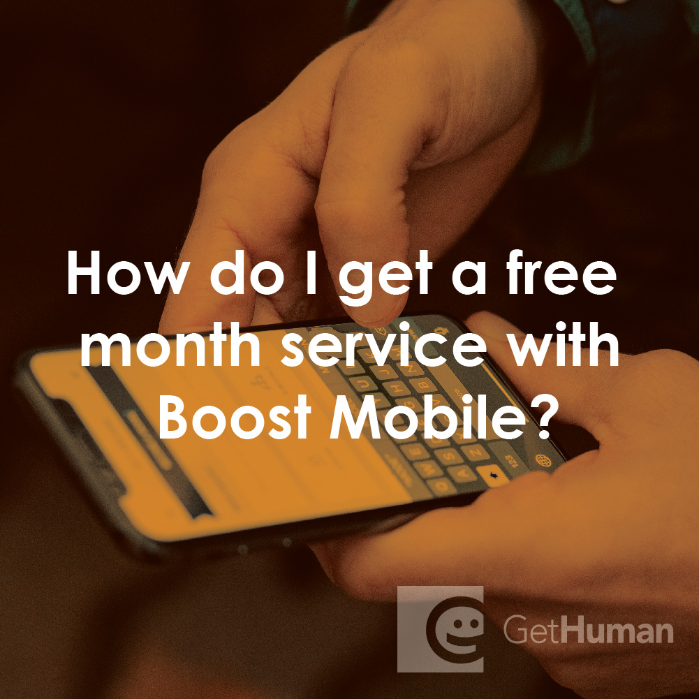 How Do I Get a Free Month Service with Boost Mobile?