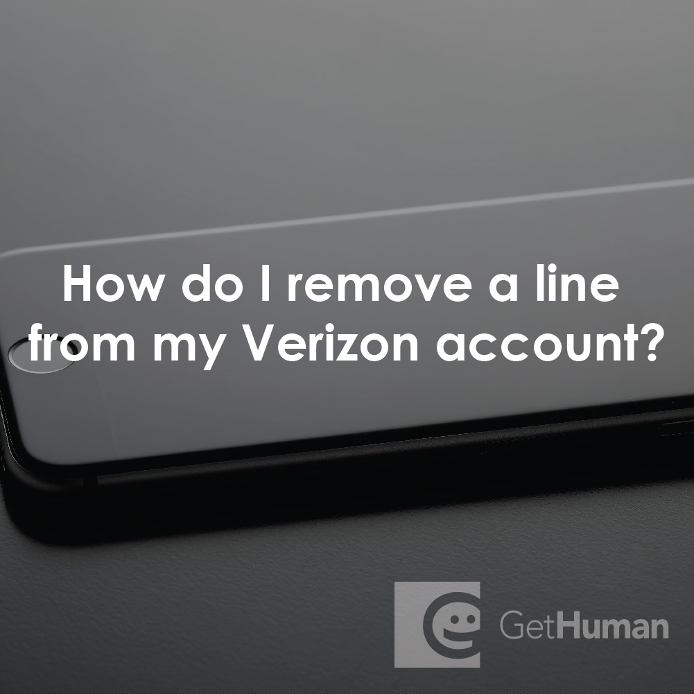 How Do I Remove a Line from My Verizon Account?