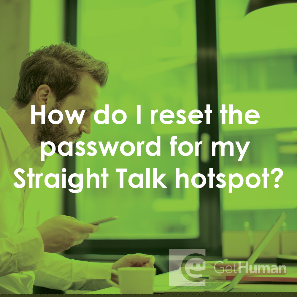 How Do I Reset the Password for My Straight Talk Hotspot?