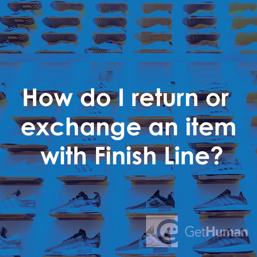 How Do I Return or Exchange an Item with Finish Line?