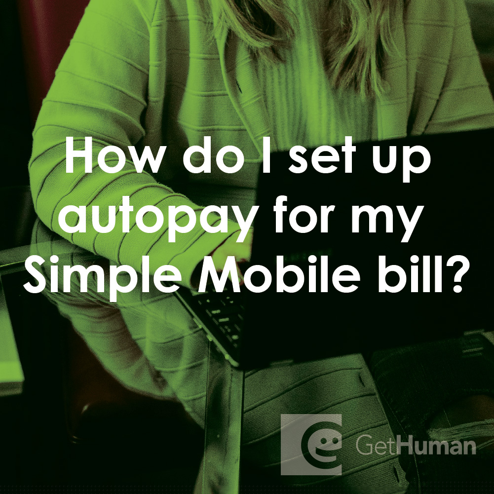How Do I Set Up Autopay for My Simple Mobile Bill?