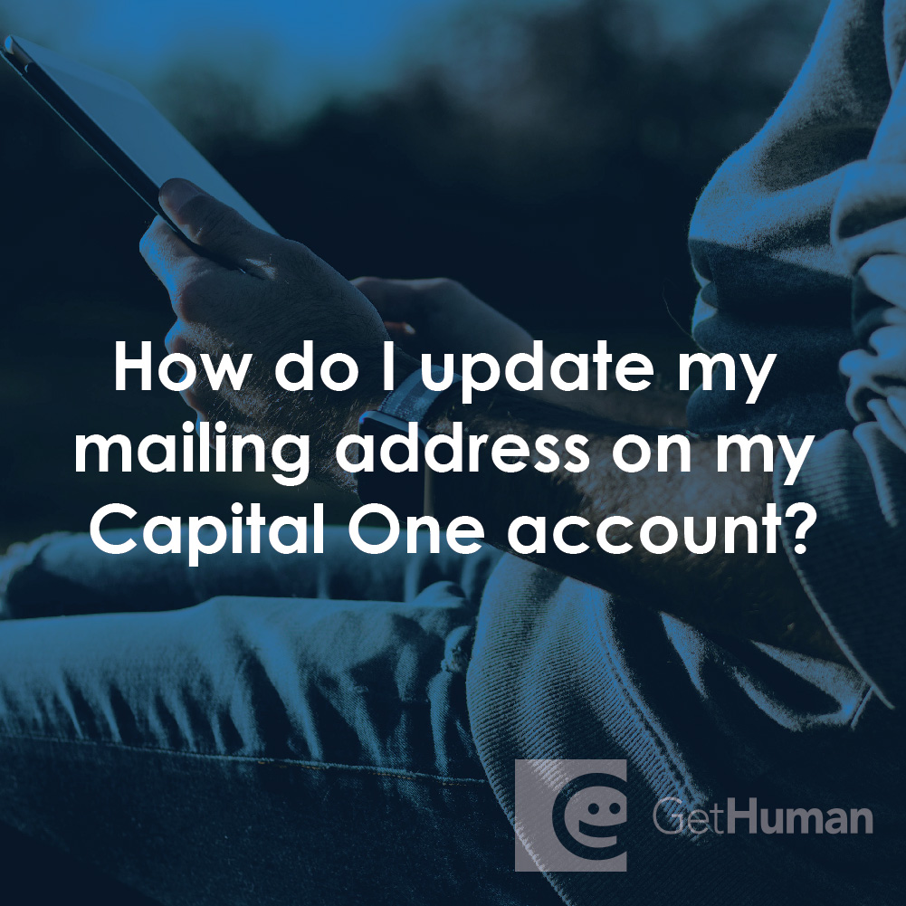 How Do I Update My Mailing Address on My Capital One Account?
