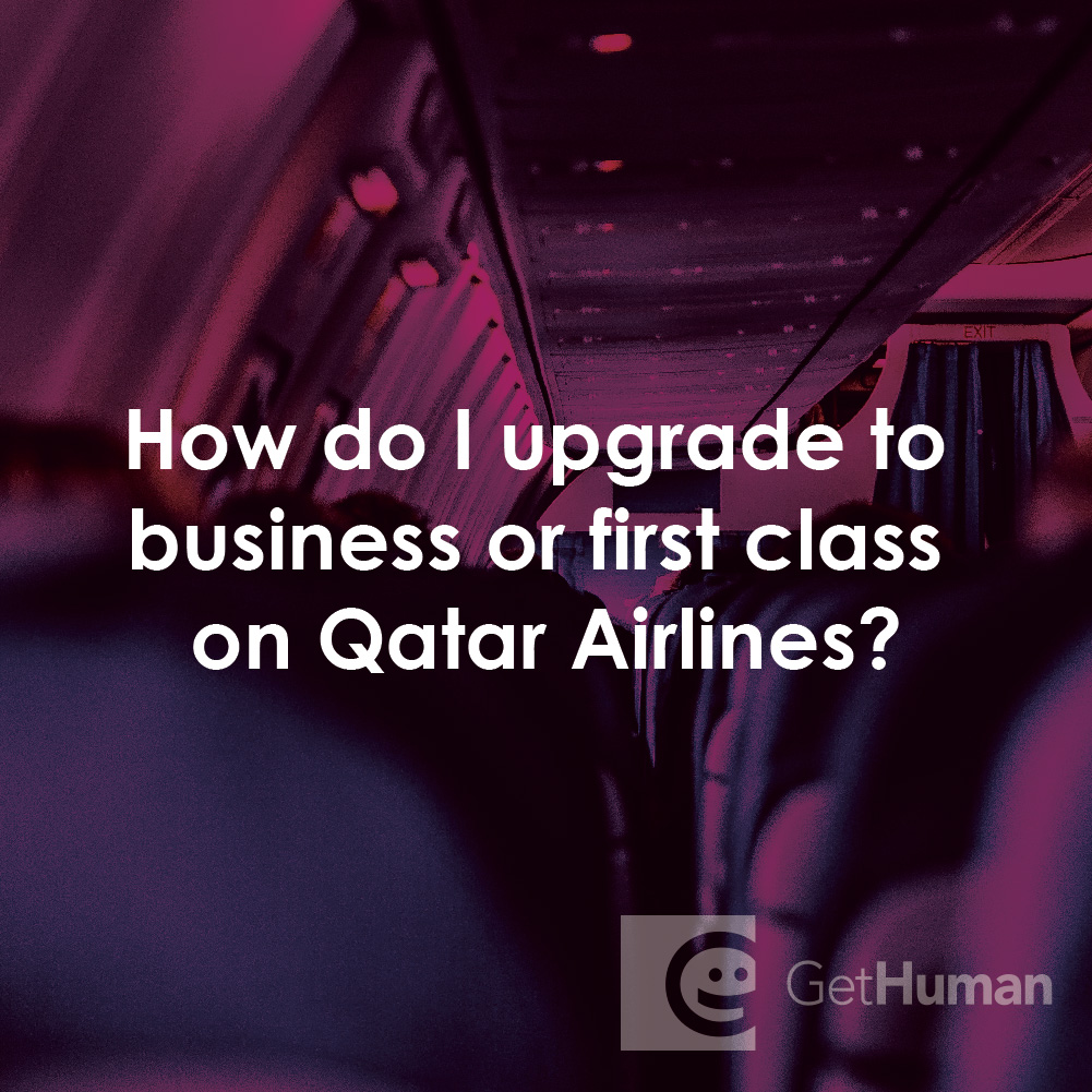 How Do I Upgrade to Business or First Class on Qatar Airlines?