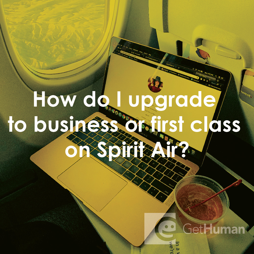 How Do I Upgrade to Business or First Class on Spirit Air?