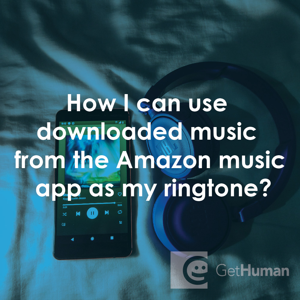 How I Can Use Downloaded Music from the Amazon Music App as My Ringtone?