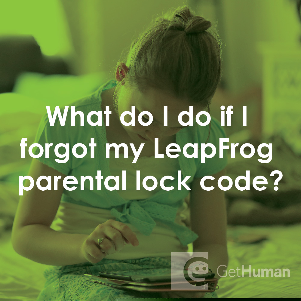 What Do I Do If I Forgot My Leapfrog Parental Lock Code?