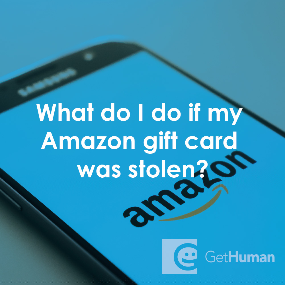 What Do I Do If My Amazon Gift Card Was Stolen?