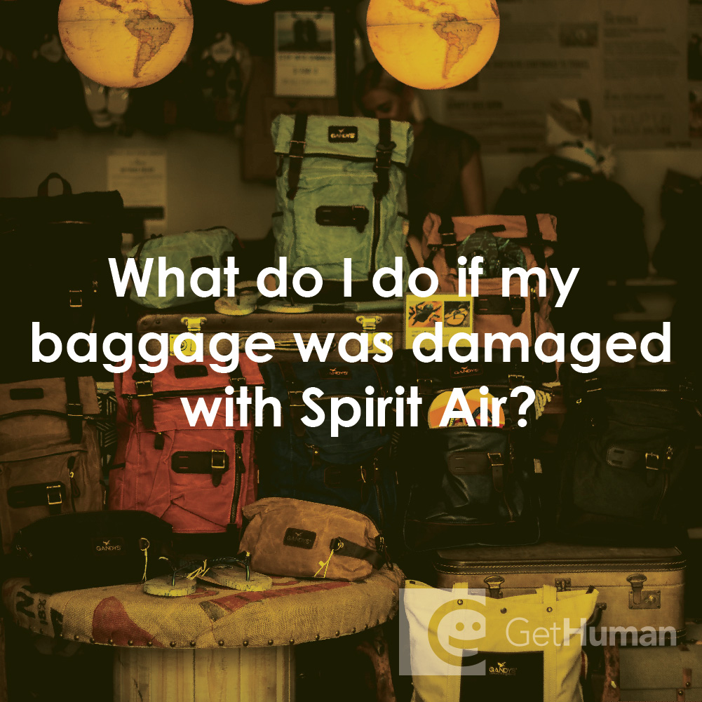 What Do I Do If My Baggage Was Damaged with Spirit Air?