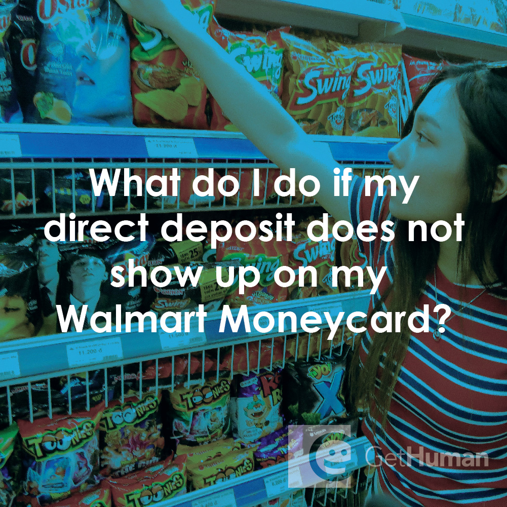 What Do I Do If My Direct Deposit Does Not Show Up on My WalMart MoneyCard?
