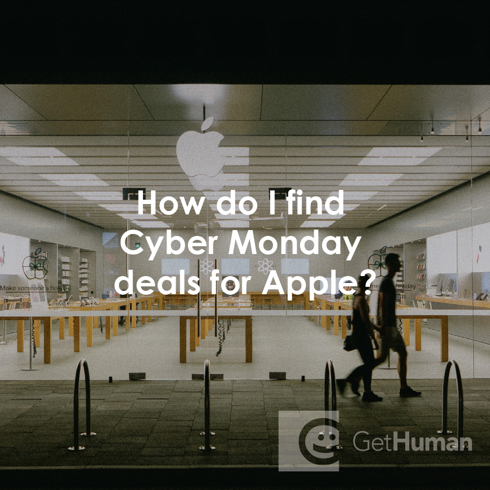 How Do I Find Cyber Monday Deals for Apple?