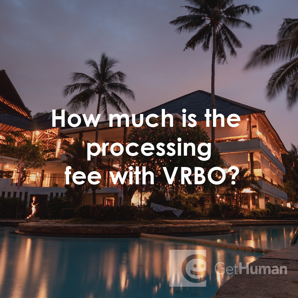 How Much Is the Processing Fee with VRBO?