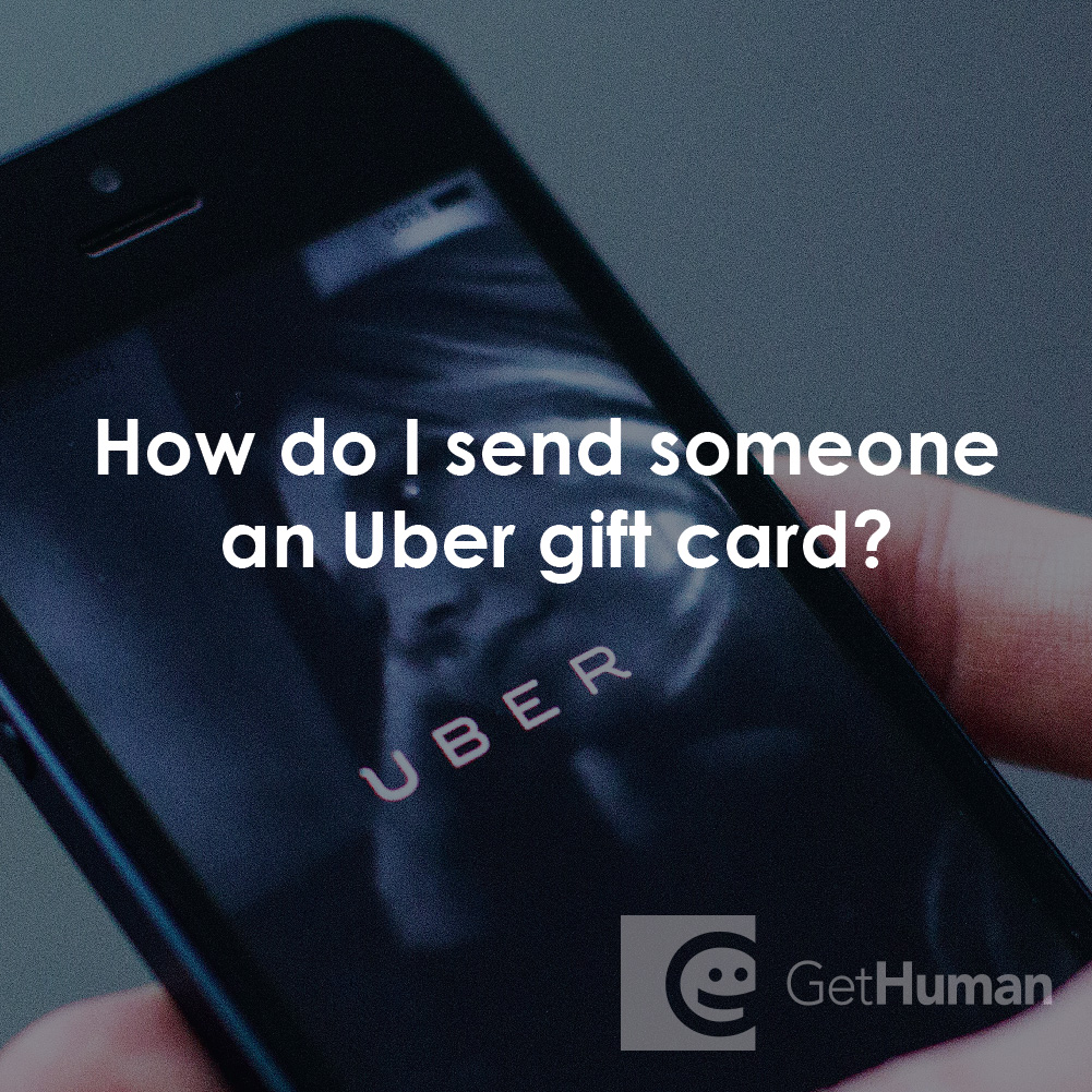 How Do I Send Someone an Uber Gift Card?