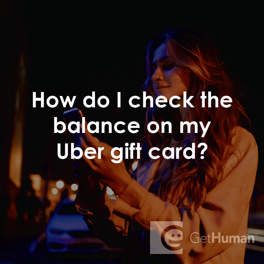 How Do I Check the Balance on My Uber Gift Card?