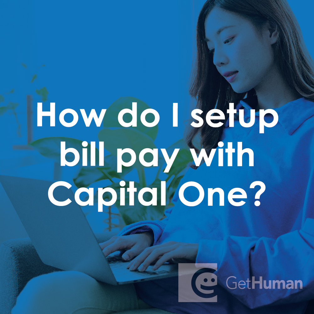 How Do I Setup Bill Pay with Capital One?
